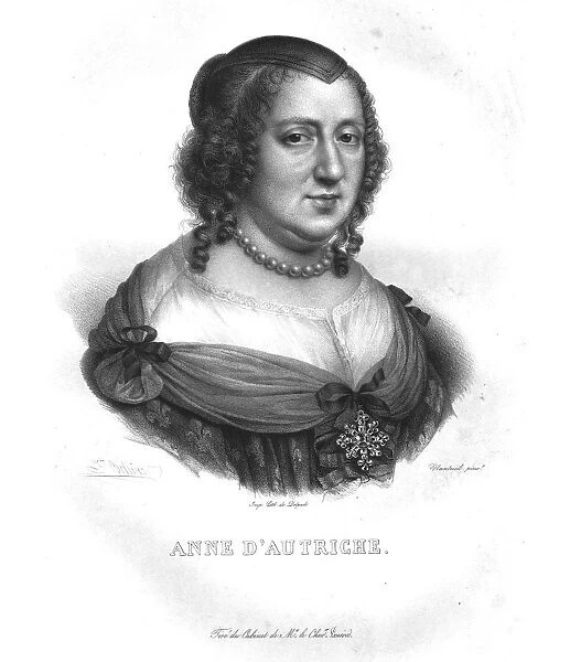 Anne of Austria, (c1820-1840). Artist: Zephirin Felix Jean Marius Belliard