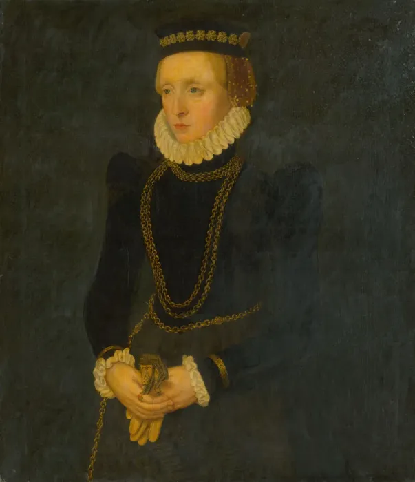 Framed Print : Anne Boleyn, ca. 1600. Creator: Anonymous Framed Print : Anne Boleyn, ca. 1600. Creator: Anonymous