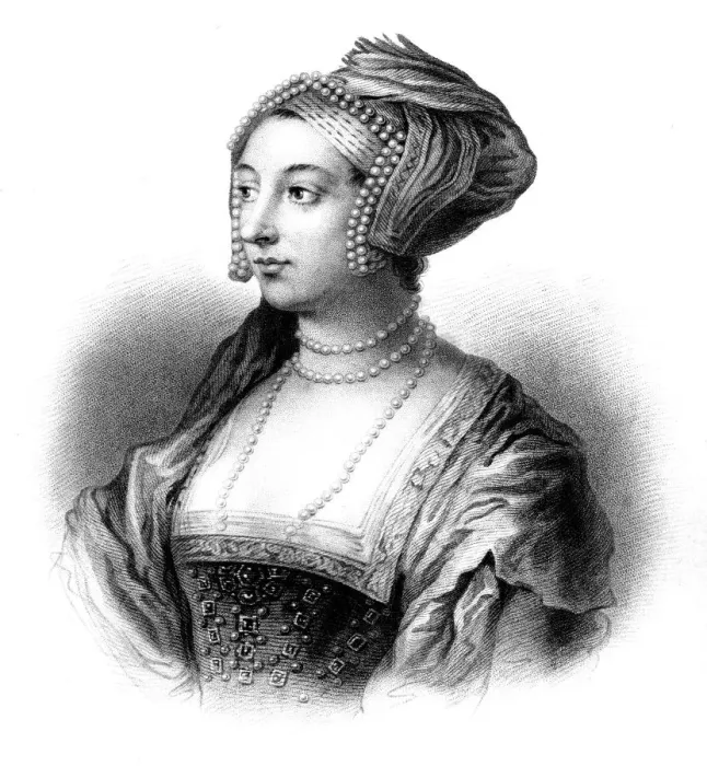 Framed Print : Anne Boleyn, second wife of Henry VIII, (19th century). Artist:s Freeman Framed Print : Anne Boleyn, second wife of Henry VIII, (19th century). Artist:s Freeman
