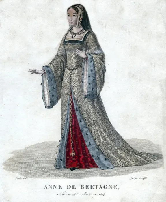 Framed Print : Anne de Bretagne, c19th century. Artist: Gatine Framed Print : Anne de Bretagne, c19th century. Artist: Gatine