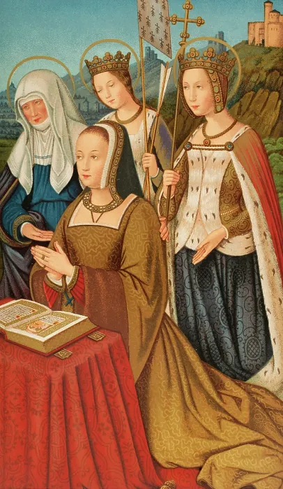 Framed Print : Anne of Brittany, (1477-1514), Duchess of Brittany and Queen consort of France... 1877. Creator: Unknown Framed Print : Anne of Brittany, (1477-1514), Duchess of Brittany and Queen consort of France... 1877. Creator: Unknown