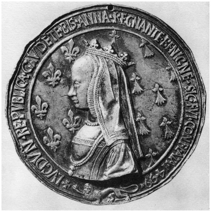 Framed Print : Anne of Brittany, 1499 (1958) Framed Print : Anne of Brittany, 1499 (1958)