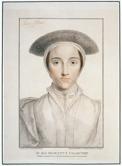 Framed Print : Anne of Cleves, 1539, (1796). Artist: Francesco Bartolozzi Framed Print : Anne of Cleves, 1539, (1796). Artist: Francesco Bartolozzi