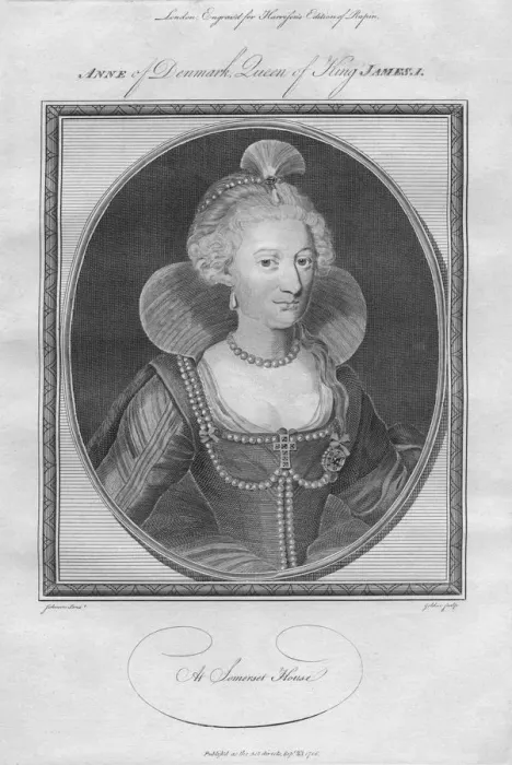 Framed Print : Anne of Denmark, Queen of King James I, 1786 Framed Print : Anne of Denmark, Queen of King James I, 1786