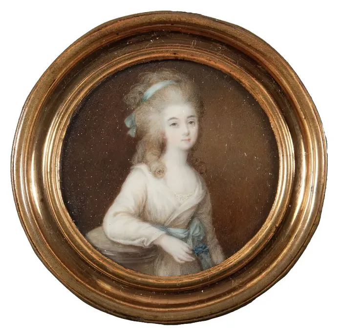 Framed Print : Anne Flore Millet, 1749-1826, g de Brehan, Marchioness, 1777. Creator: Ignace Jean Victor Campana Framed Print : Anne Flore Millet, 1749-1826, g de Brehan, Marchioness, 1777. Creator: Ignace Jean Victor Campana