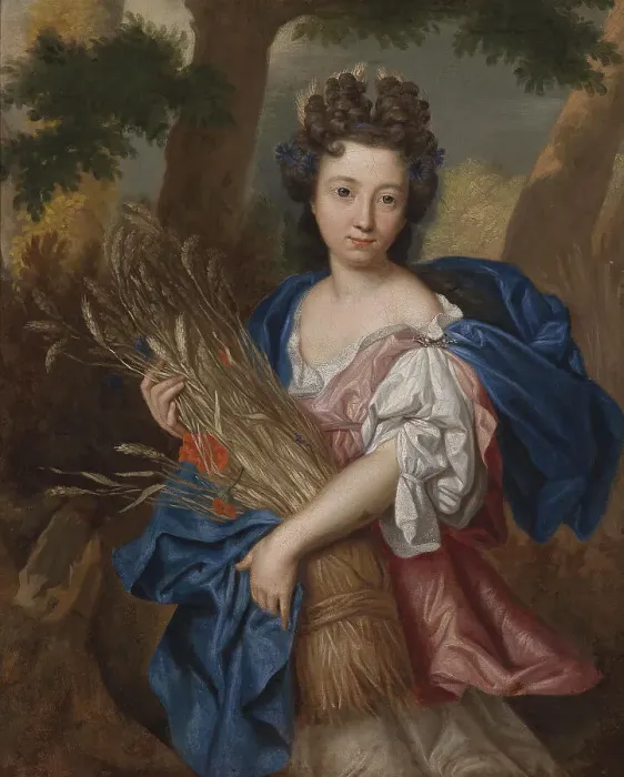 Framed Print : Anne-Geneviève de Bourbon-Condé (1619-1679), Duchess of Longueville, as Ceres, Between 1675 and 1700 Creator: Mignard, Pierre (1612-1695) Framed Print : Anne-Geneviève de Bourbon-Condé (1619-1679), Duchess of Longueville, as Ceres, Between 1675 and 1700 Creator: Mignard, Pierre (1612-1695)