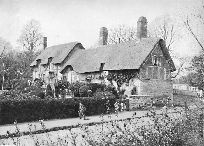 Framed Print : Anne Hathaways Cottage, c1896. Artist: Harvey Barton Framed Print : Anne Hathaways Cottage, c1896. Artist: Harvey Barton
