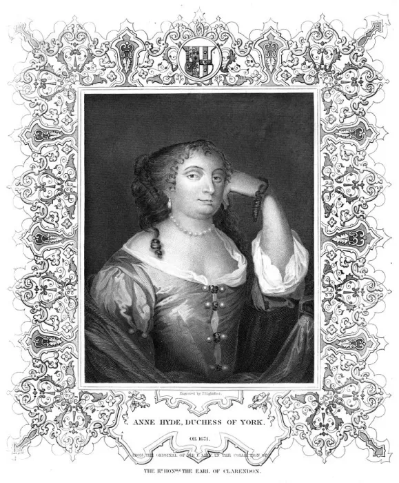 Framed Print : Anne Hyde, Duchess of York. Artist: P Lightfoot Framed Print : Anne Hyde, Duchess of York. Artist: P Lightfoot