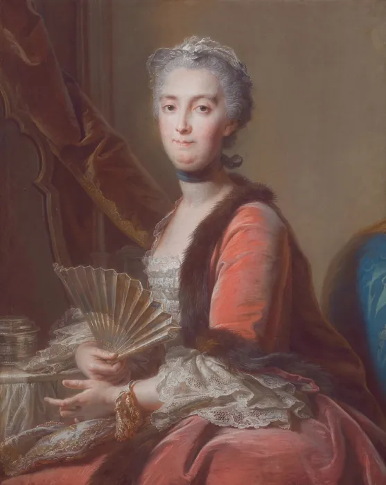 Framed Print : Anne Marie Louise Nicole de Lamoignon de Malsherbes, Countess of Senozan, c1751. Creators: Jean Valade, Anne-Nicole de Lamoignon Senozan Framed Print : Anne Marie Louise Nicole de Lamoignon de Malsherbes, Countess of Senozan, c1751. Creators: Jean Valade, Anne-Nicole de Lamoignon Senozan