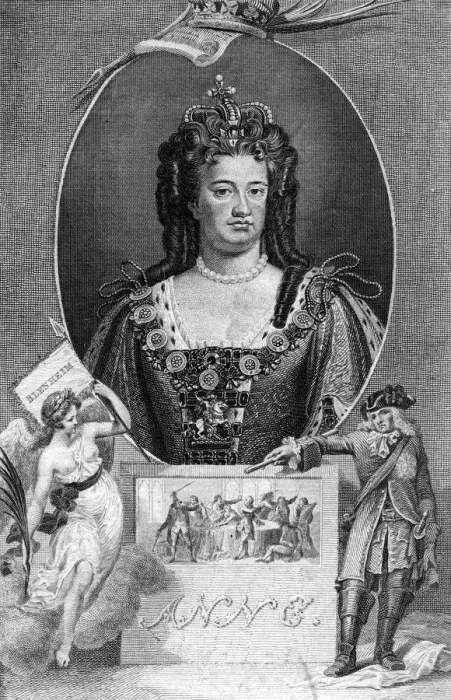 Framed Print : Anne, Queen of Great Britain, (1790). Artist: James Neagle Framed Print : Anne, Queen of Great Britain, (1790). Artist: James Neagle