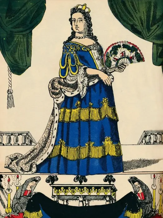 Framed Print : Anne, Queen of Great Britain and Ireland from 1702, (1932). Artist: Rosalind Thornycroft Framed Print : Anne, Queen of Great Britain and Ireland from 1702, (1932). Artist: Rosalind Thornycroft