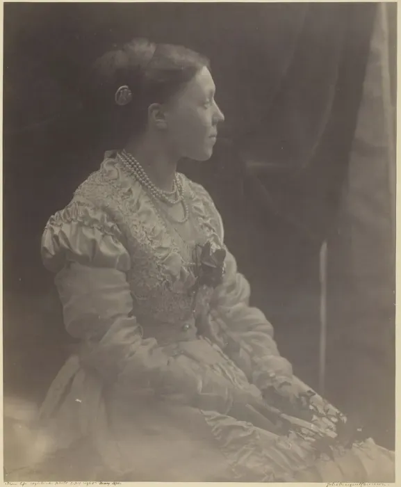Framed Print : Anne Thackeray Ritchie, May 1870. Creator: Julia Margaret Cameron Framed Print : Anne Thackeray Ritchie, May 1870. Creator: Julia Margaret Cameron