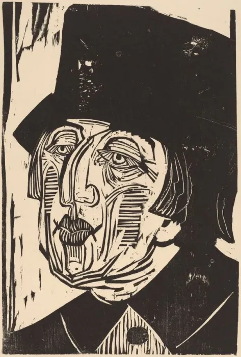 Framed Print : Annette Kolb, 1926. Creator: Ernst Kirchner Framed Print : Annette Kolb, 1926. Creator: Ernst Kirchner