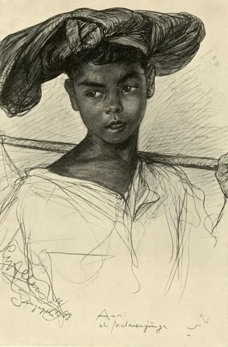 Framed Print : Anni - Malayan boy, Singapore, 1898. Creator: Christian Wilhelm Allers Framed Print : Anni - Malayan boy, Singapore, 1898. Creator: Christian Wilhelm Allers