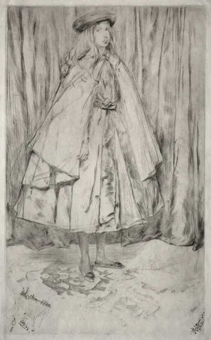 Framed Print : Annie Haden, 1860. Creator: James McNeill Whistler (American, 1834-1903) Framed Print : Annie Haden, 1860. Creator: James McNeill Whistler (American, 1834-1903)