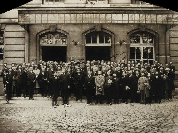 Framed Print : Annual reunion of neurologists at the Salpetriere hospital, 1926, 1926. Creator: Unknown Framed Print : Annual reunion of neurologists at the Salpetriere hospital, 1926, 1926. Creator: Unknown