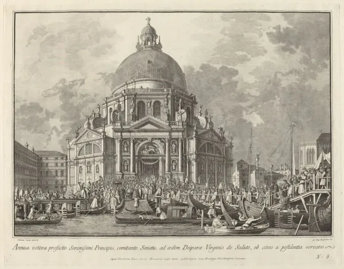 Framed Print : Annual Visit of the Doge to Santa Maria della Salute, 1763 / 1766 Framed Print : Annual Visit of the Doge to Santa Maria della Salute, 1763 / 1766