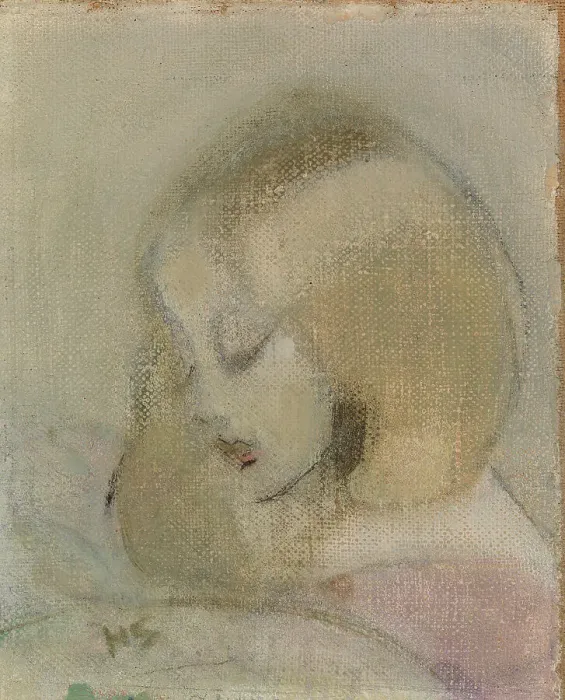 Framed Print : Annuli Reading, 1923. Creator: Helene Schjerfbeck Framed Print : Annuli Reading, 1923. Creator: Helene Schjerfbeck