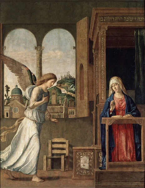 The Annunciation, 1495. Artist: Giovanni Battista Cima da Conegliano