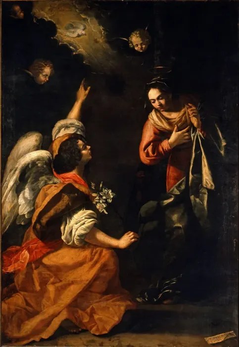 Framed Print : The Annunciation Framed Print : The Annunciation