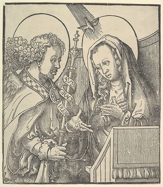 The Annunciation, 1515. Creator: Lucas van Leyden