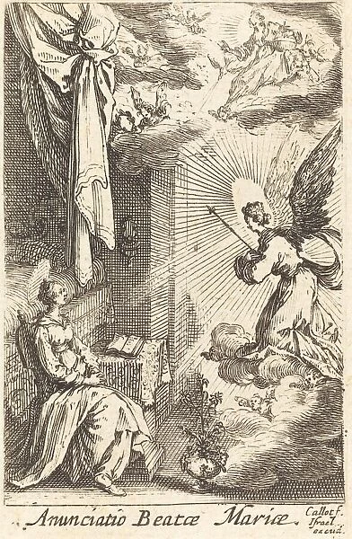 The Annunciation, in or after 1630. Creator: Jacques Callot