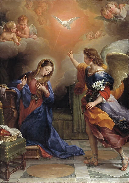 The Annunciation, 1748. Creator: Agostino Masucci