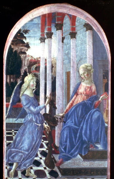 Annunciation, c1470-1472. Artist: Francesco di Giorgio Martini