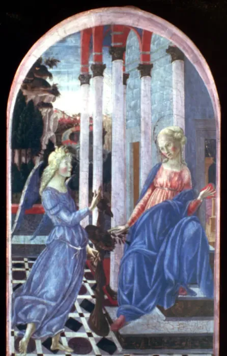 Framed Print : Annunciation, c1470-1472. Artist: Francesco di Giorgio Martini Framed Print : Annunciation, c1470-1472. Artist: Francesco di Giorgio Martini
