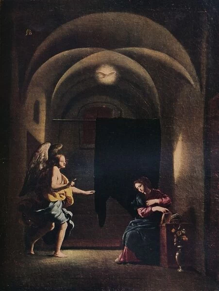 The Annunciation, c1625-1630 (1931). Artist: Giovanni Battista Caracciolo