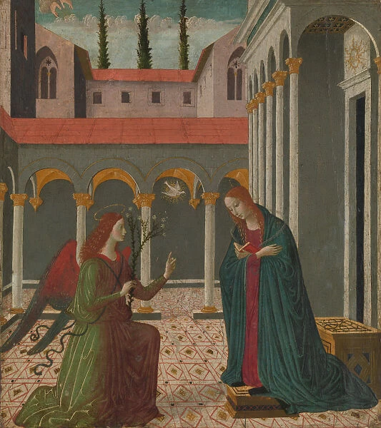 The Annunciation, ca. 1480-1500. Creator: Alesso di Benozzo