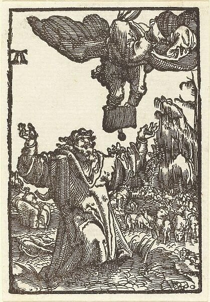 Annunciation to Joachim, c. 1513. Creator: Albrecht Altdorfer