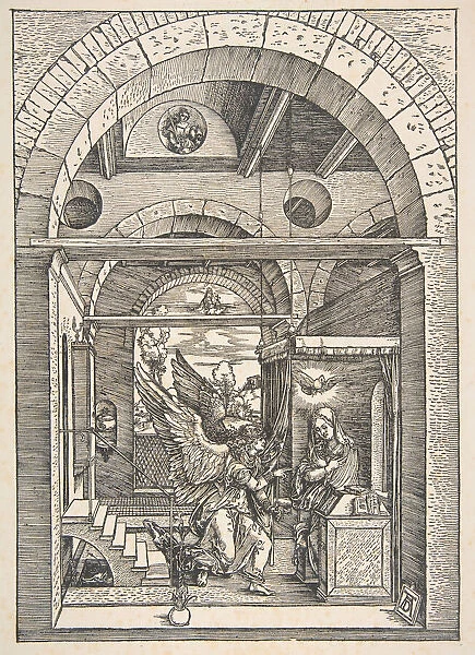 The Annunciation, from The Life of the Virgin, Latin Edition, 1511. n. d