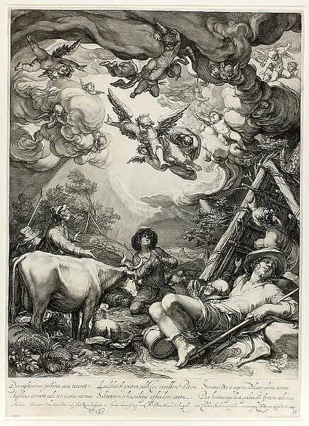 The Annunciation to the Shepherds, 1599. Creator: Jan Saenredam