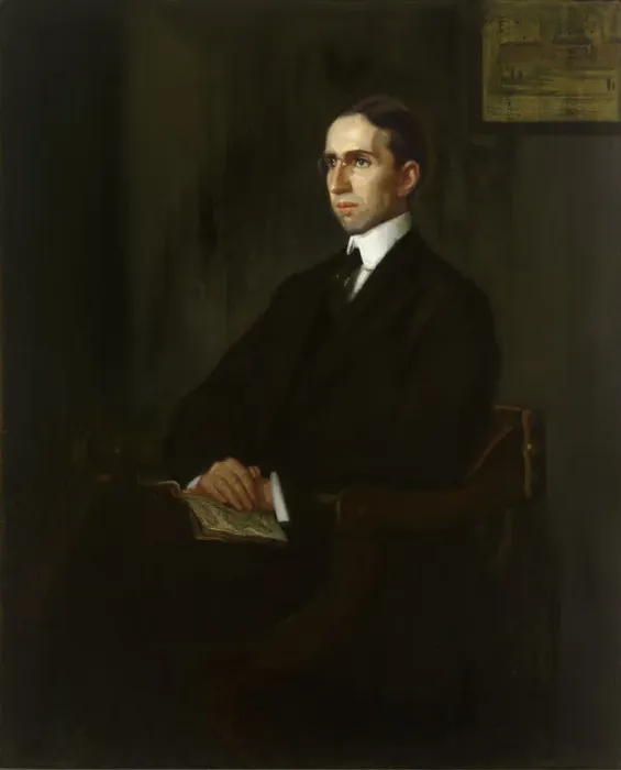 Framed Print : Anson Phelps Stokes, c. 1900. Creator: Julius Rolshoven Framed Print : Anson Phelps Stokes, c. 1900. Creator: Julius Rolshoven