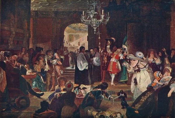 Antechamber at Whitehall during the Dying Moments of Charles II, 1685 (1905)