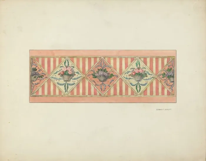 Framed Print : Antependium of Altar, 1937. Creator: Edward Jewett Framed Print : Antependium of Altar, 1937. Creator: Edward Jewett