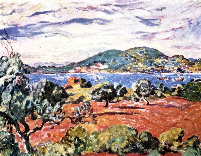 Framed Print : Antheor Bay, 1906-1907. Artist: Louis Valtat Framed Print : Antheor Bay, 1906-1907. Artist: Louis Valtat