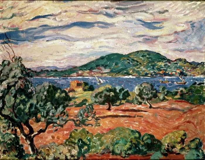 Framed Print : The Anthéor Bay, c1906. Artist: Louis Valtat Framed Print : The Anthéor Bay, c1906. Artist: Louis Valtat