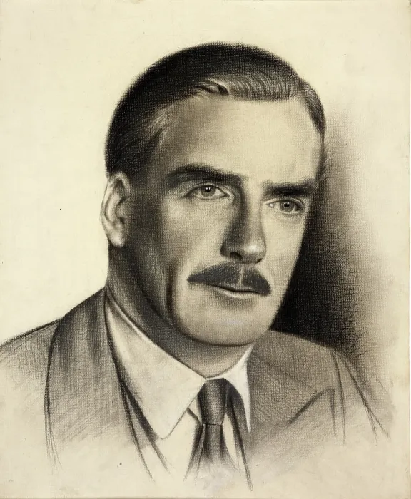 Framed Print : Anthony Eden, 1st Earl of Avon, between 1939 and 1946. Creators: Central Office of Information, Unknown Framed Print : Anthony Eden, 1st Earl of Avon, between 1939 and 1946. Creators: Central Office of Information, Unknown