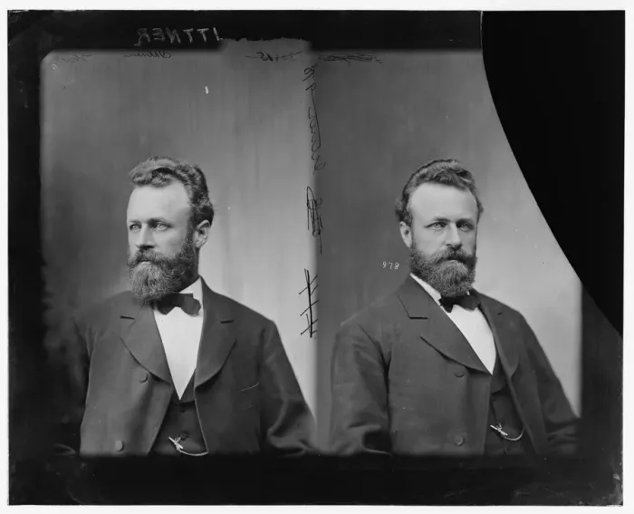 Framed Print : Anthony Ittner of Missouri, 1865-1880. Creator: Unknown Framed Print : Anthony Ittner of Missouri, 1865-1880. Creator: Unknown