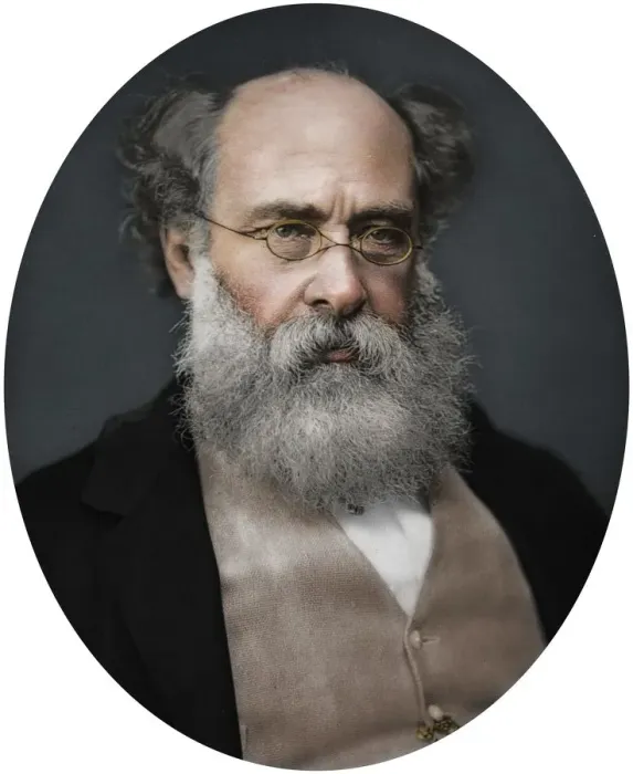 Framed Print : Anthony Trollope, writer, 1878. Artist: Lock & Whitfield Framed Print : Anthony Trollope, writer, 1878. Artist: Lock & Whitfield