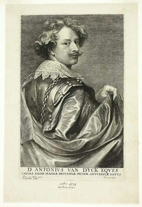 Framed Print : Anthony van Dyck, c. 1635. Creator: Lucas Vorsterman Framed Print : Anthony van Dyck, c. 1635. Creator: Lucas Vorsterman