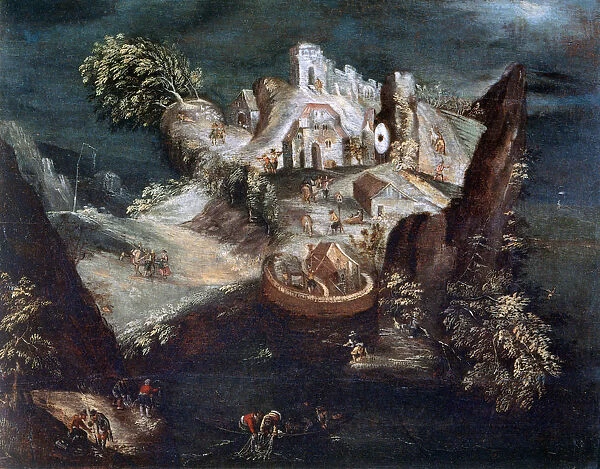 Anthrophomorphic Landscape, c1613-1650. Artist: Matthaus Merian
