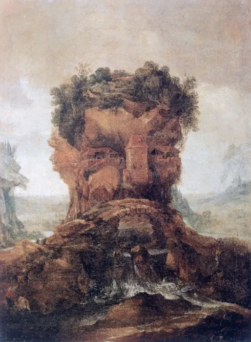 Framed Print : Anthropomorphic Landscape, c1600-1635. Artist: Joos de Momper, the younger Framed Print : Anthropomorphic Landscape, c1600-1635. Artist: Joos de Momper, the younger