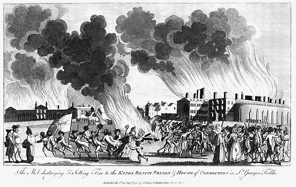 Anti-Catholic Gordon Riots, London, 7 June 1780