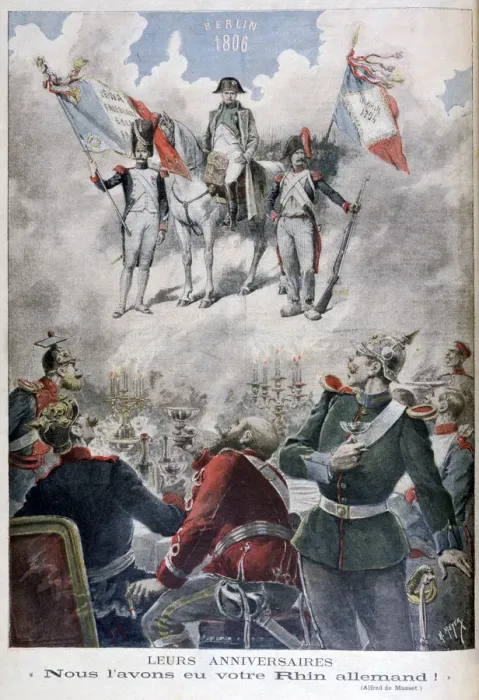 Framed Print : Anti-German allegory, 1895. Artist: Henri Meyer Framed Print : Anti-German allegory, 1895. Artist: Henri Meyer