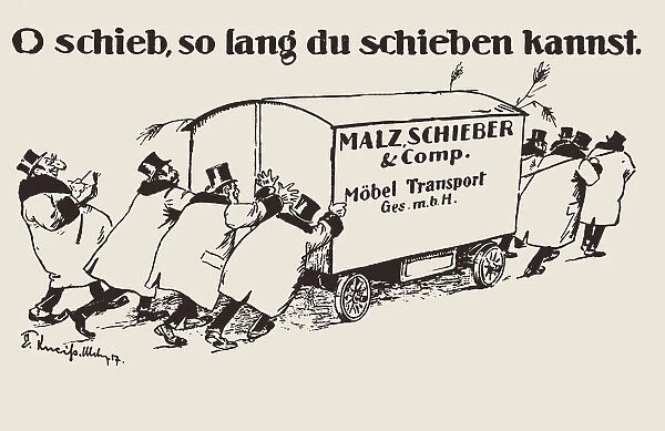 Anti-Semitic Postcard, 1918