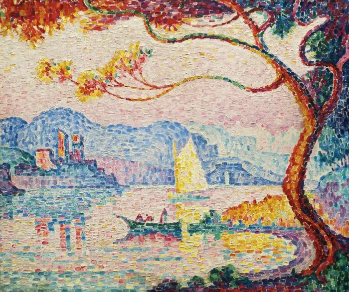 Framed Print : Antibes, Petit Port de Bacon Framed Print : Antibes, Petit Port de Bacon