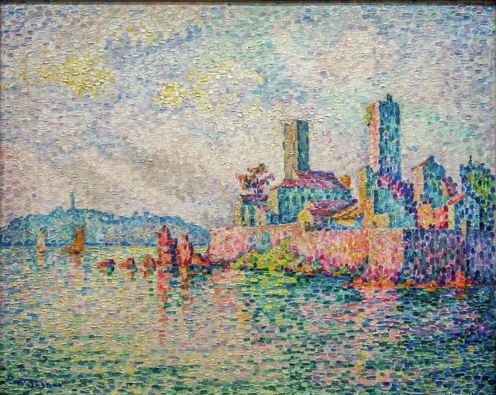 Framed Print : Antibes, The towers, 1911. Creator: Signac, Paul (1863-1935) Framed Print : Antibes, The towers, 1911. Creator: Signac, Paul (1863-1935)